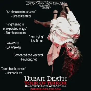 2023 Question and Answer With Urban Death Tour of Terror