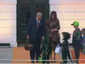 VIDEO: Halloween at the White House with President Trump and The First Lady