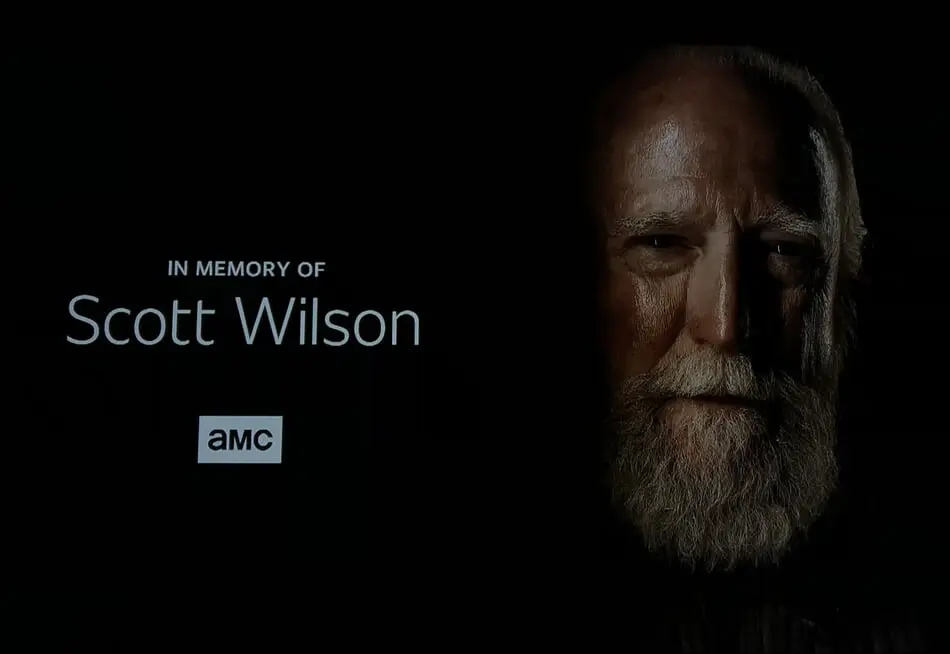 Scott Wilson played the role of veterinarian Hershel Greene on The Walking Dead.
