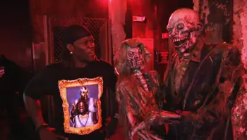 WWE's Golden Truth Invades Factory of Terror in Worcester on Halloween Day