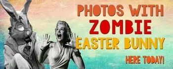 An Easter Twist: Take Photos with a Zombie Easter Bunny at Underground in Smithville!
